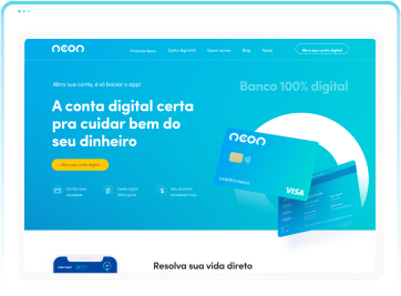 Estudo de caso desenvolvido com a marca Neon.com.br